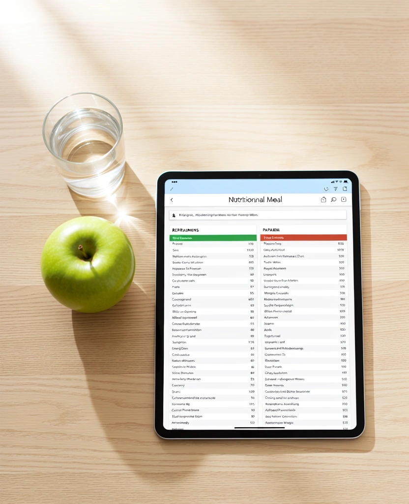 Nutricionistički plan i sveže namirnice